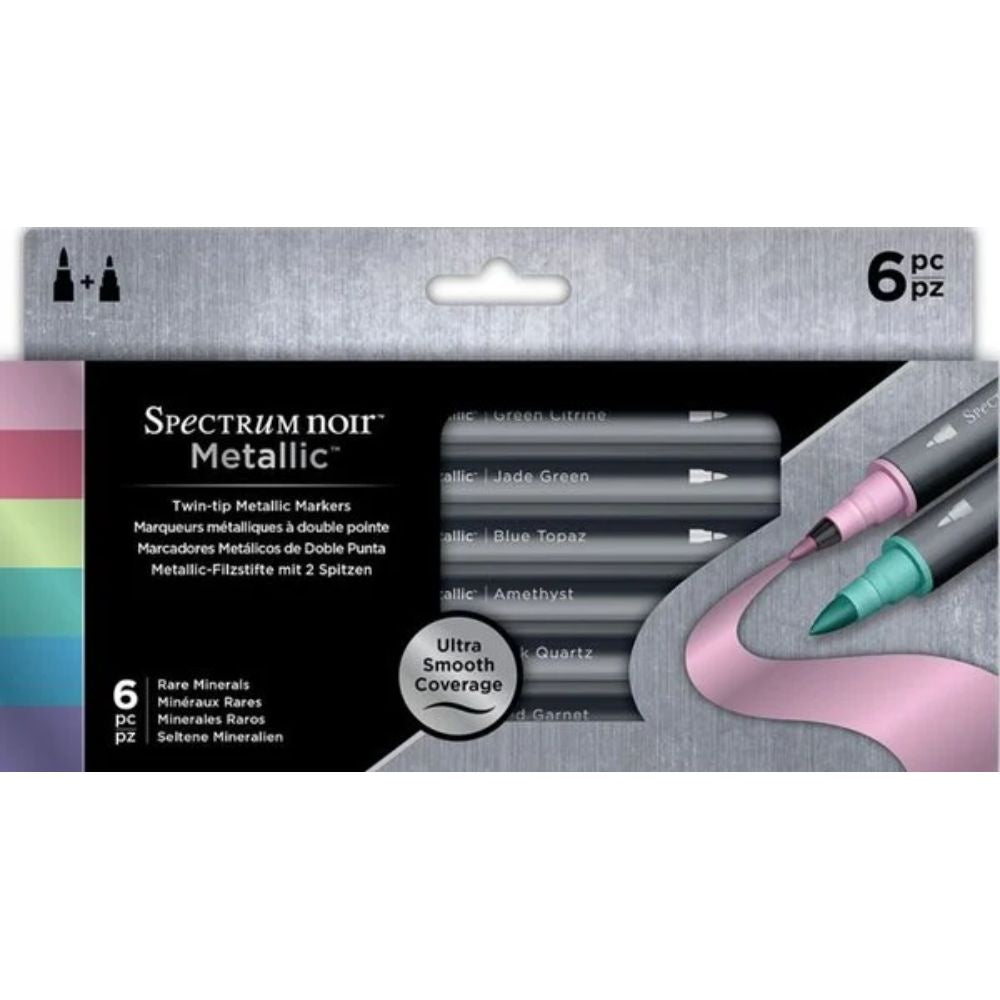 Spectrum Noir Spectrum Noir Metallic Markers Rare Minerals (6pc) (SPECN-MM-MIN6)