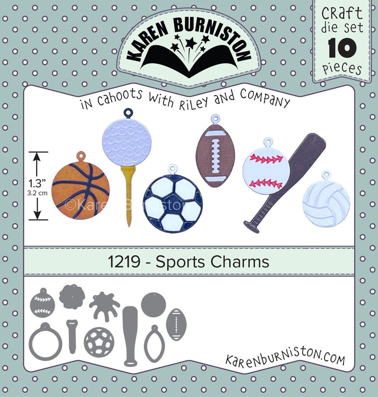 Karen Burniston Sports Charms