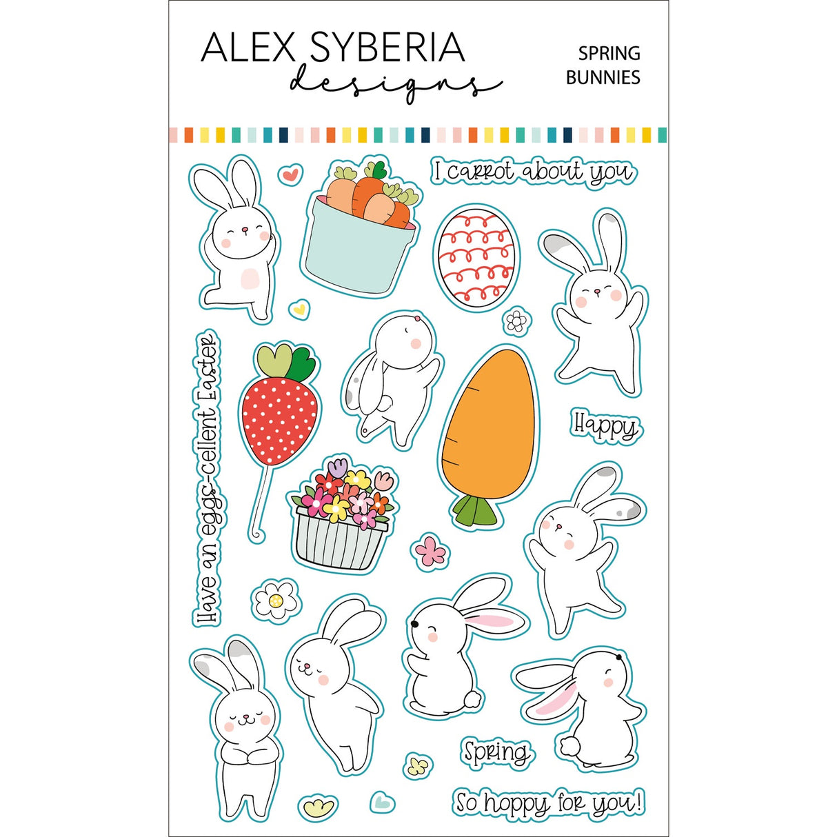 Alex Syberia Designs Spring Bunnies Die Set