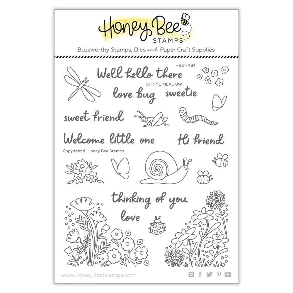 Honey Bee Stamps Spring Meadow - 5x6 Stamp Set