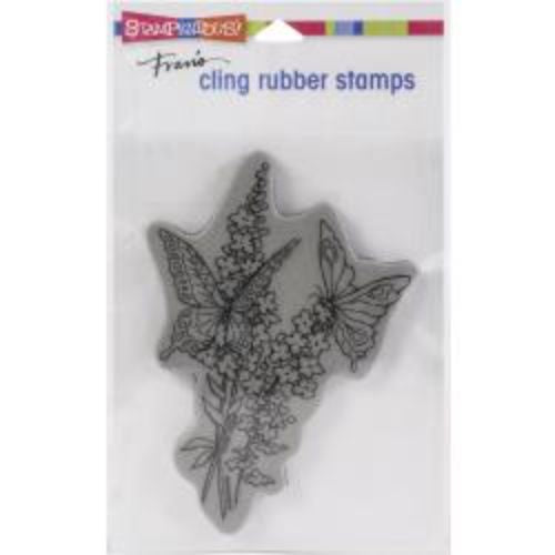 Stampendous Cling Stamp Lacy Butterflies