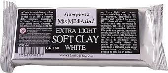 Stamperia Soft Clay gr 160 White