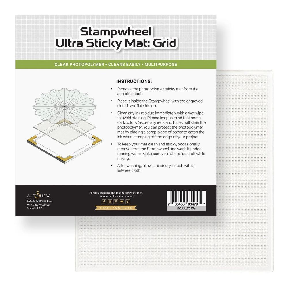 Altenew Stampwheel - Ultra Sticky Mat: Grid