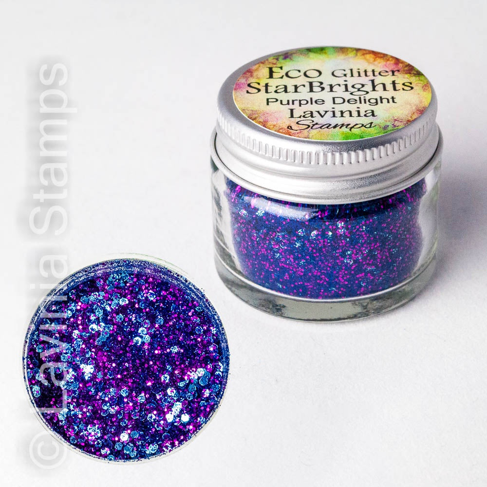 Lavinia Stamps StarBrights Eco Glitter - Purple Delight ECOGL4