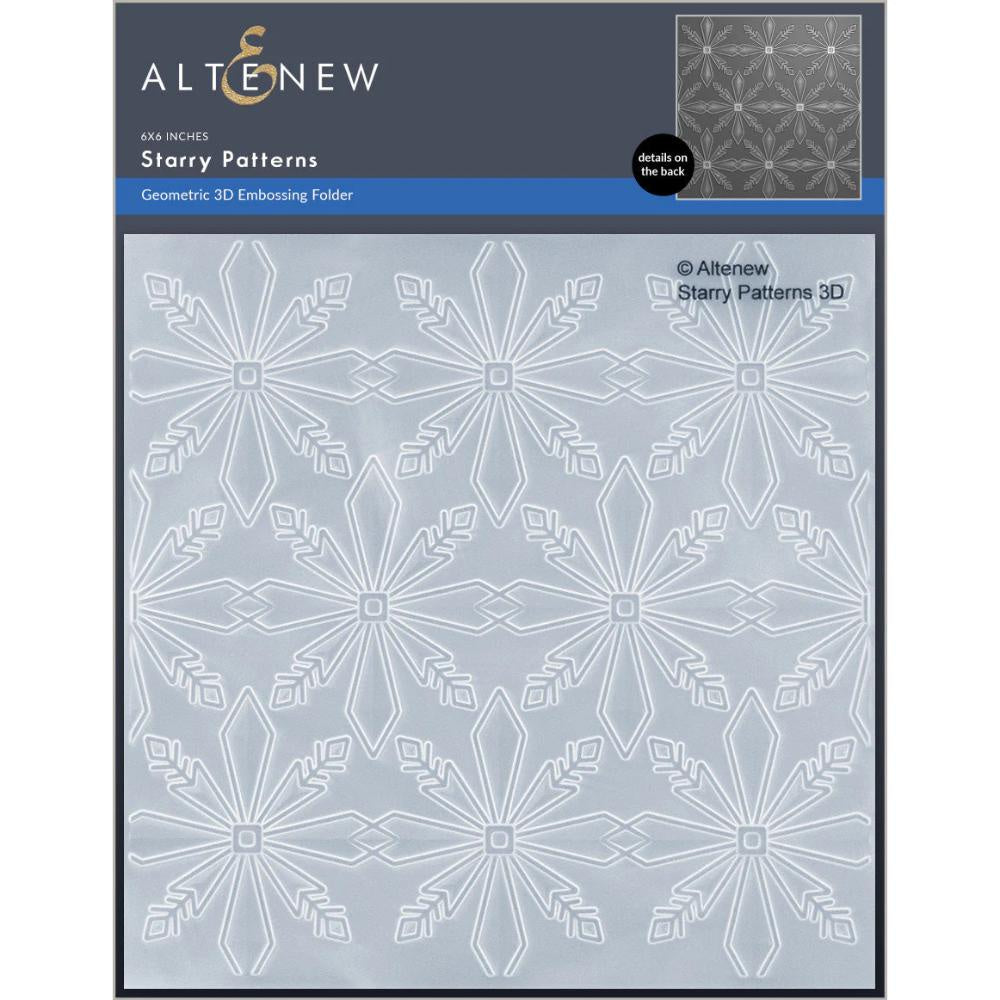 Altenew Starry Patterns 3D Embossing Folder