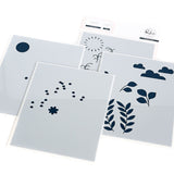 Pinkfresh Studio Summer Blooms stencil/ die Bundle