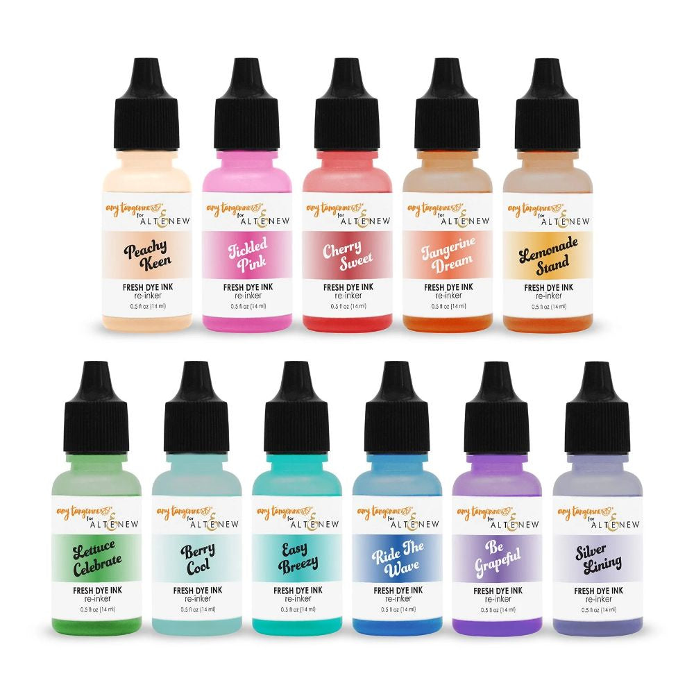 Altenew Summer Dreams Fresh Dye Ink Re-inker - Complete Bundle