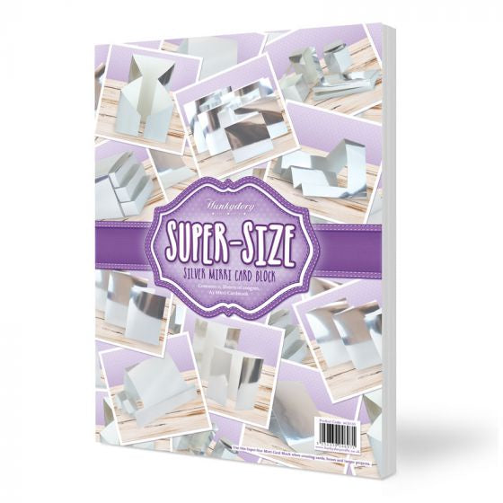 Hunkydory Crafts Super-Size Mirri Card Block - Silver