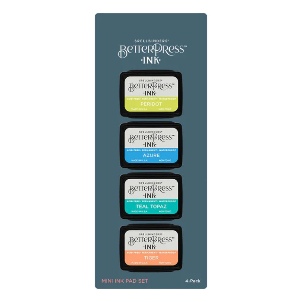 Spellbinders Tropical BetterPress Ink Mini Set - 4 Pack