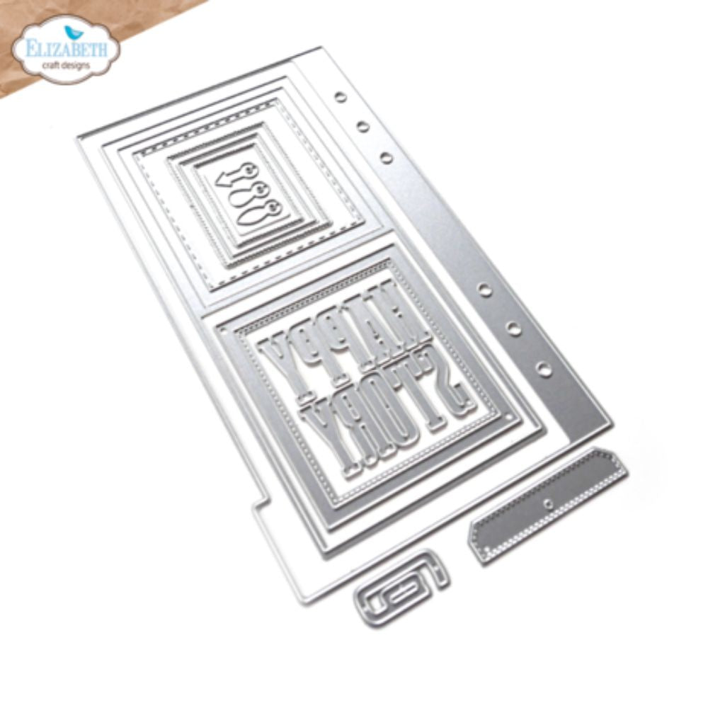 Elizabeth Craft Designs Tab 6 w/ Turnbutton Frame Dies (2057)