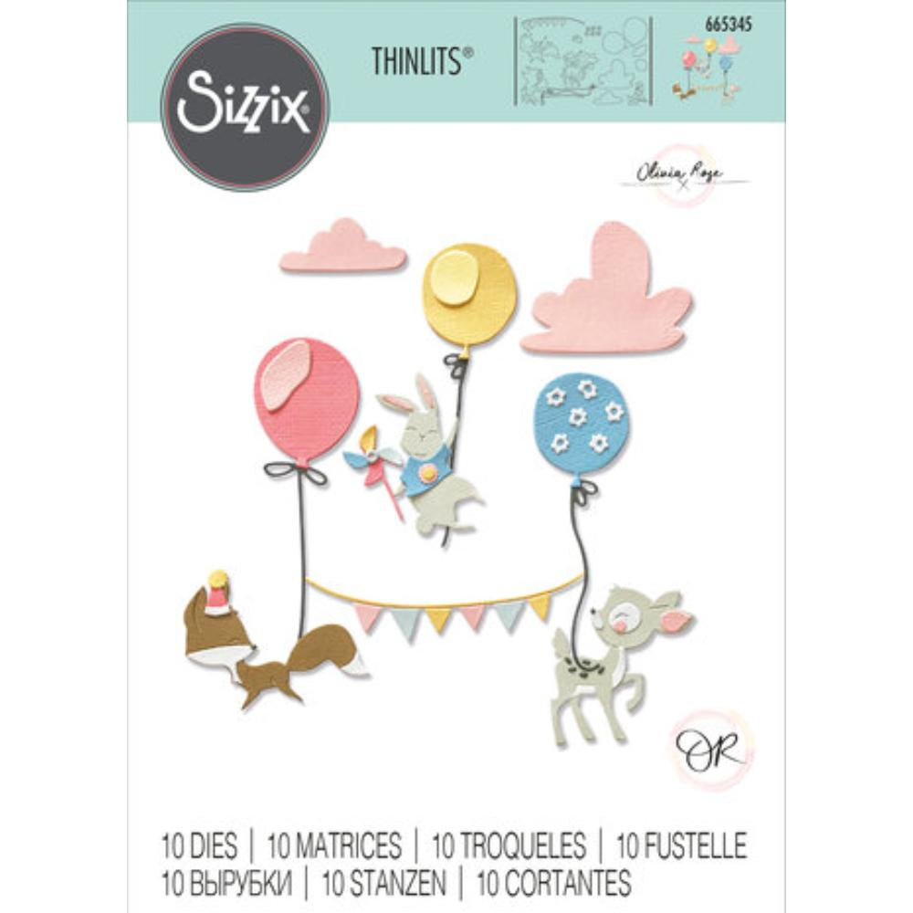 Sizzix Thinlits Die by Olivia Rose Woodland Celebration (10pcs) (665345)