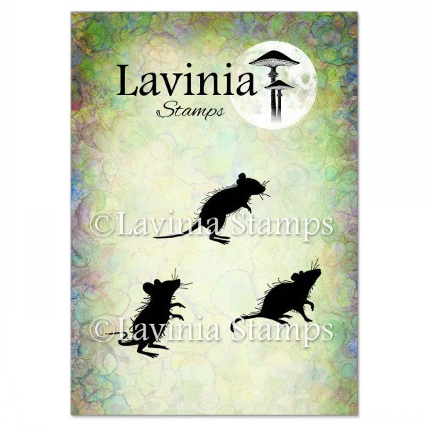 Lavinia Stamps Three Woodland Mice Stamp LAV402