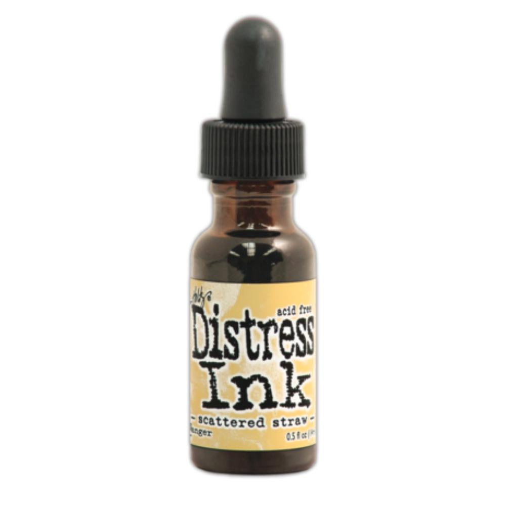 Ranger Tim Holtz Distress Ink Scattered Straw Re-Inker 0.5 fl oz (TIM21605)