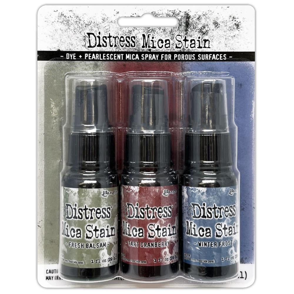 Tim Holtz Distress Mica Stain Set Holiday Set# 3