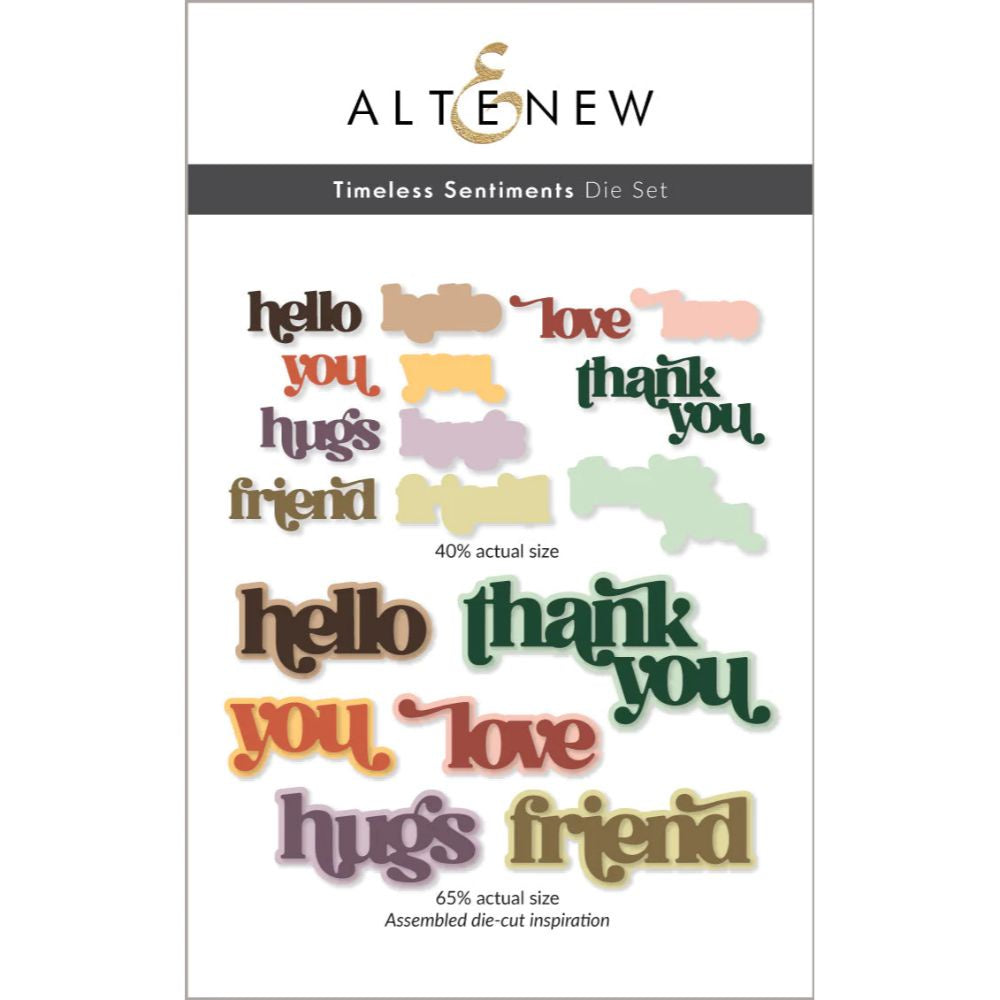 Altenew Timeless Sentiments Die Set