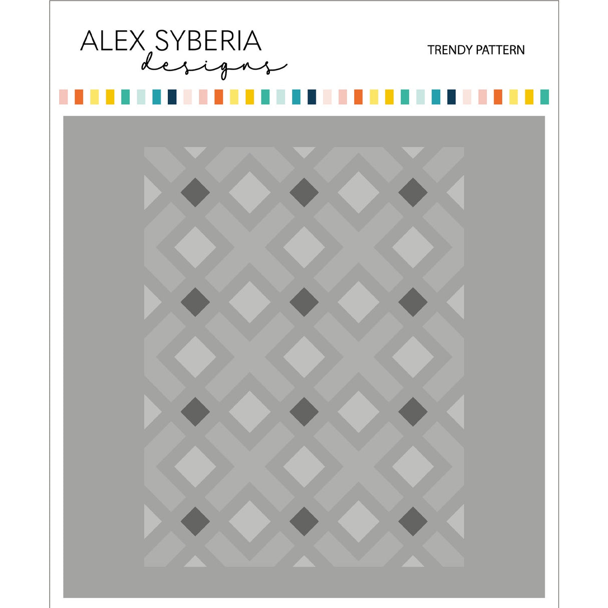 Alex Syberia Designs Trendy Pattern Stencil Set