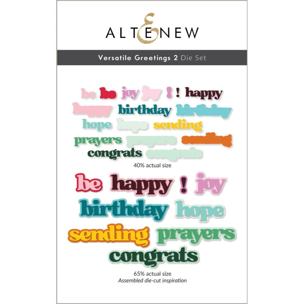 Altenew Versatile Greetings 2 - Die Set