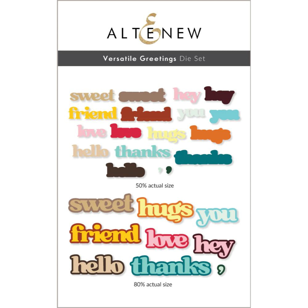 Altenew Versatile Greetings Die Set