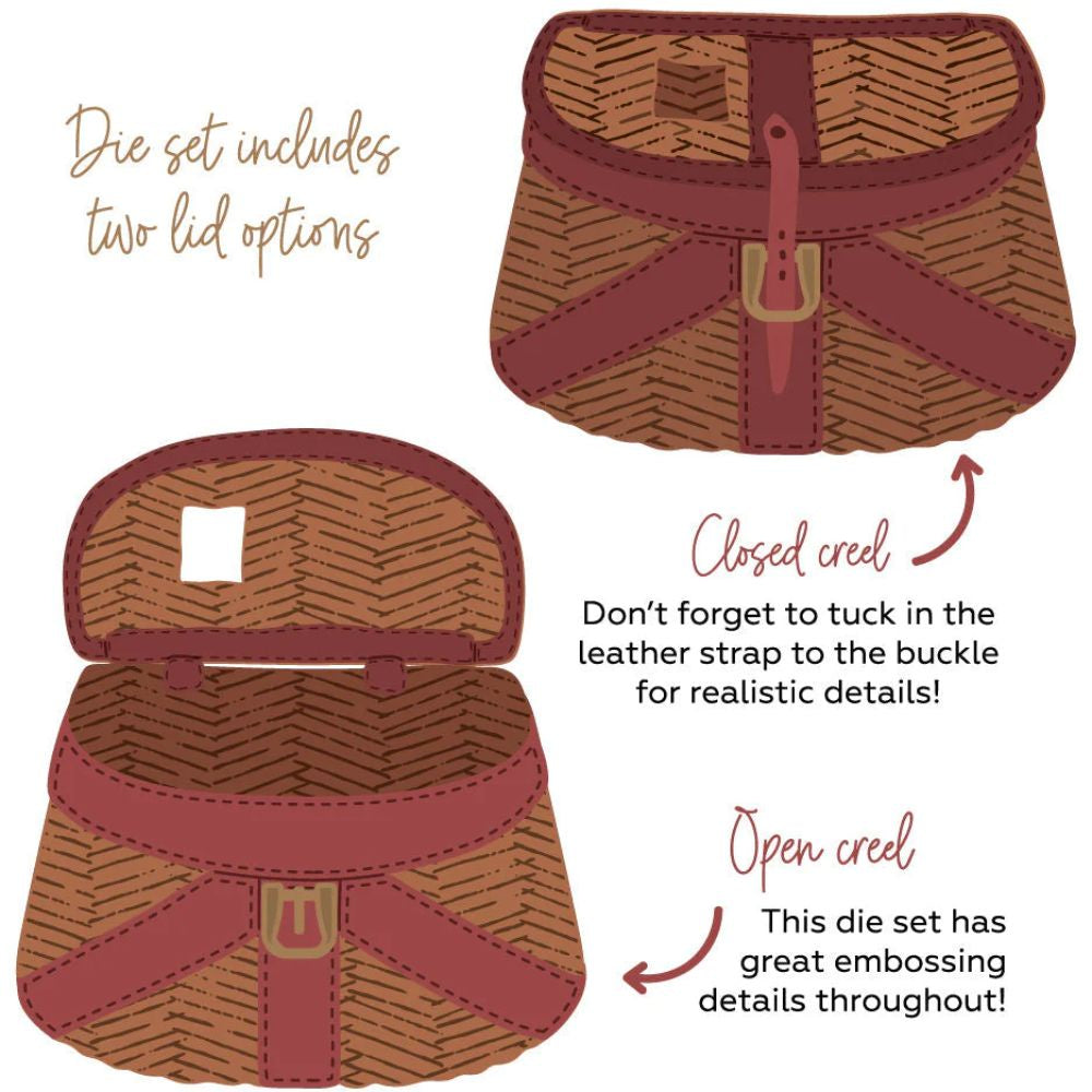 Honey Bee Stamps Vintage Creel - Honey Cuts - Auzz Trinklets N Krafts