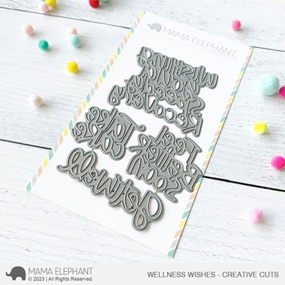 Mama Elephant Wellness Wishes - Creative Cuts