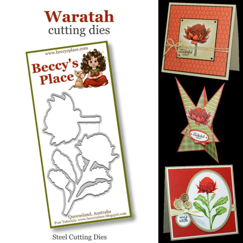 Beccy's Place Waratah cutting dies