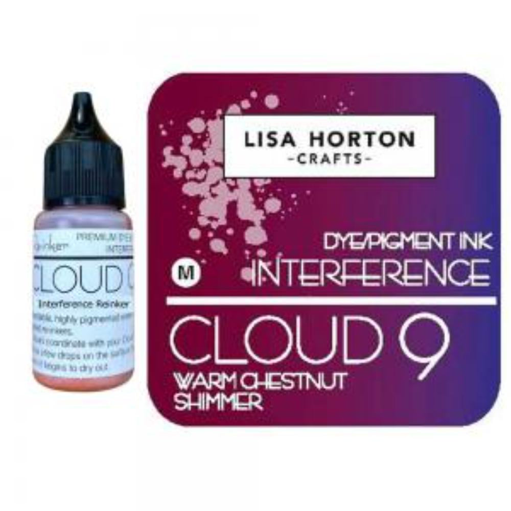 Lisa Horton Crafts Interference Ink - Reinkers - Warm Chestnut Shimmer