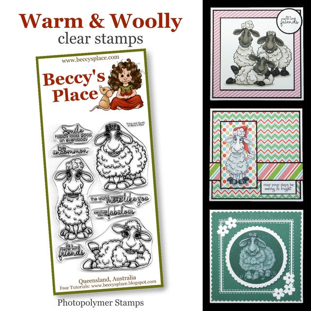 Beccy's place Warm and Woolly clear stamps