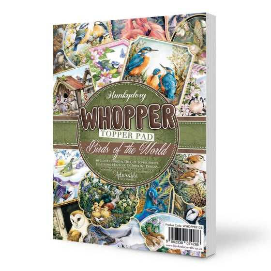 Hunkydory Crafts Whopper Topper Pad - Birds of the World