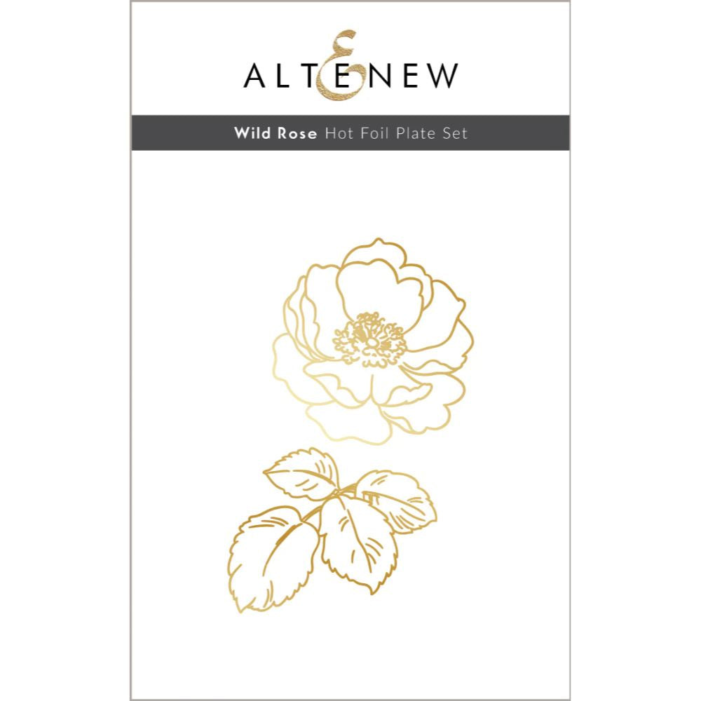 Altenew Wild Rose Hot Foil Plate Set