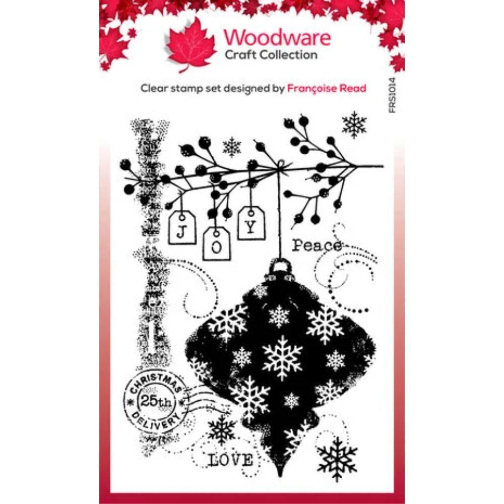 Woodware Winter Bauble Clear Stamps (FRS1014)