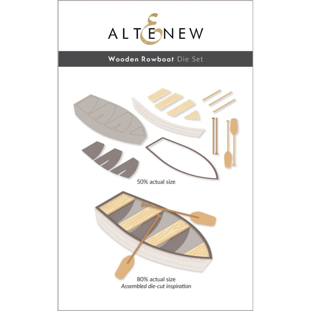 Altenew Wooden Rowboat Die Set