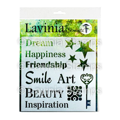 Lavinia Stencils  Words 2