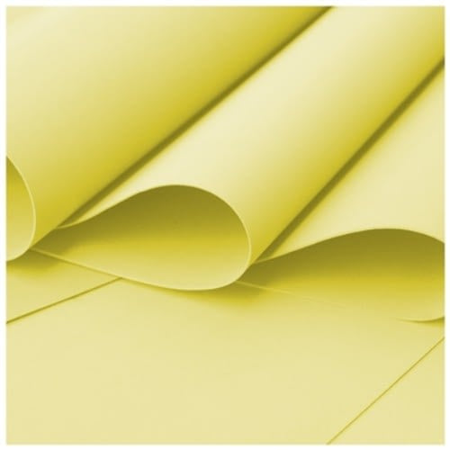 Foamiran 0.6mm SILK FOAM Yellow 25cm x 50cm