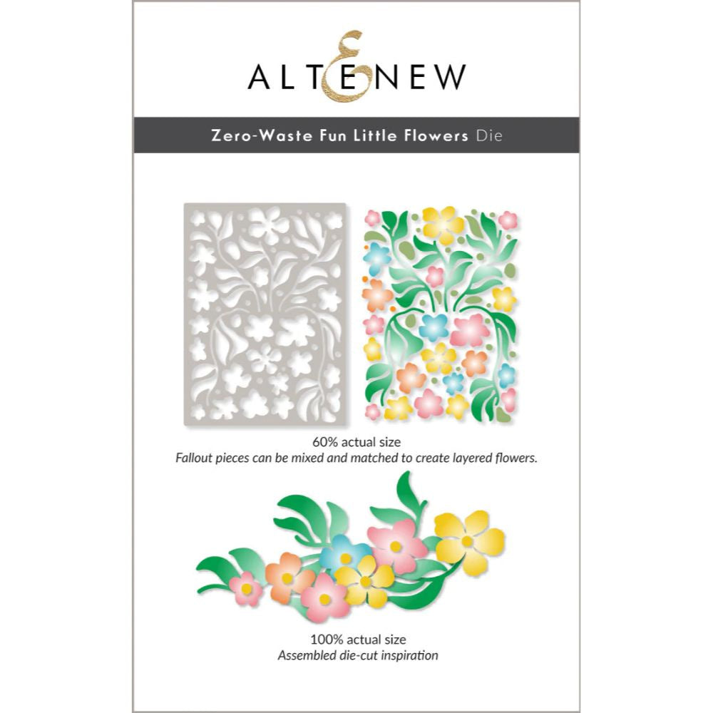 Altenew Zero-Waste Fun Little Flowers Die