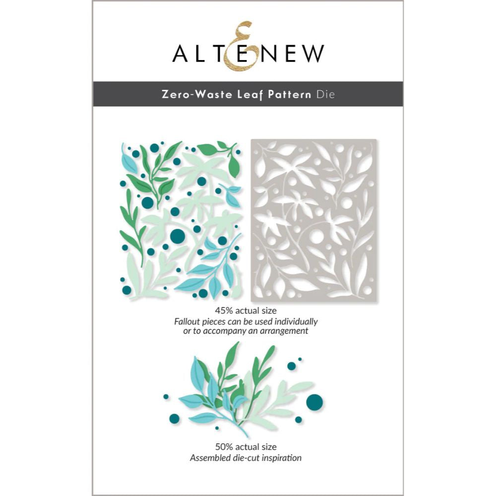 Altenew Zero-Waste Leaf Pattern Die