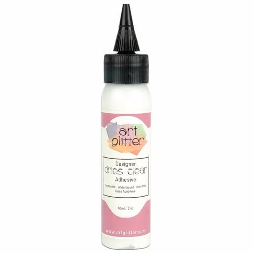 Art Institute Glitter Designer Dries Clear (Glue) Adhesive 2oz