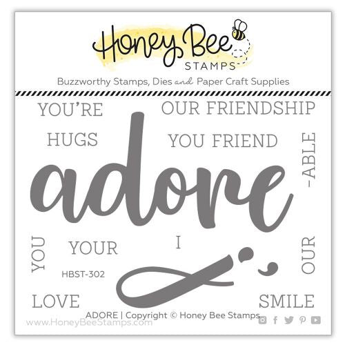 HoneyBee Adore | 3x4 Stamp Set