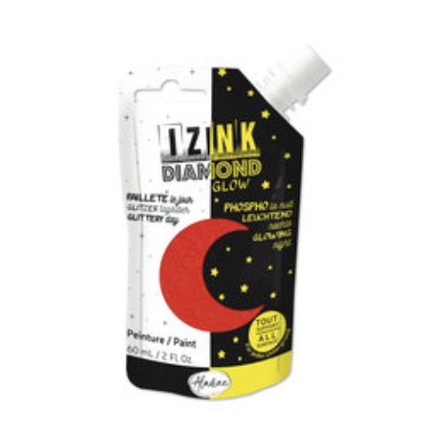 Aladine Izink Diamond Glow Paint Red (60ml) (82099)