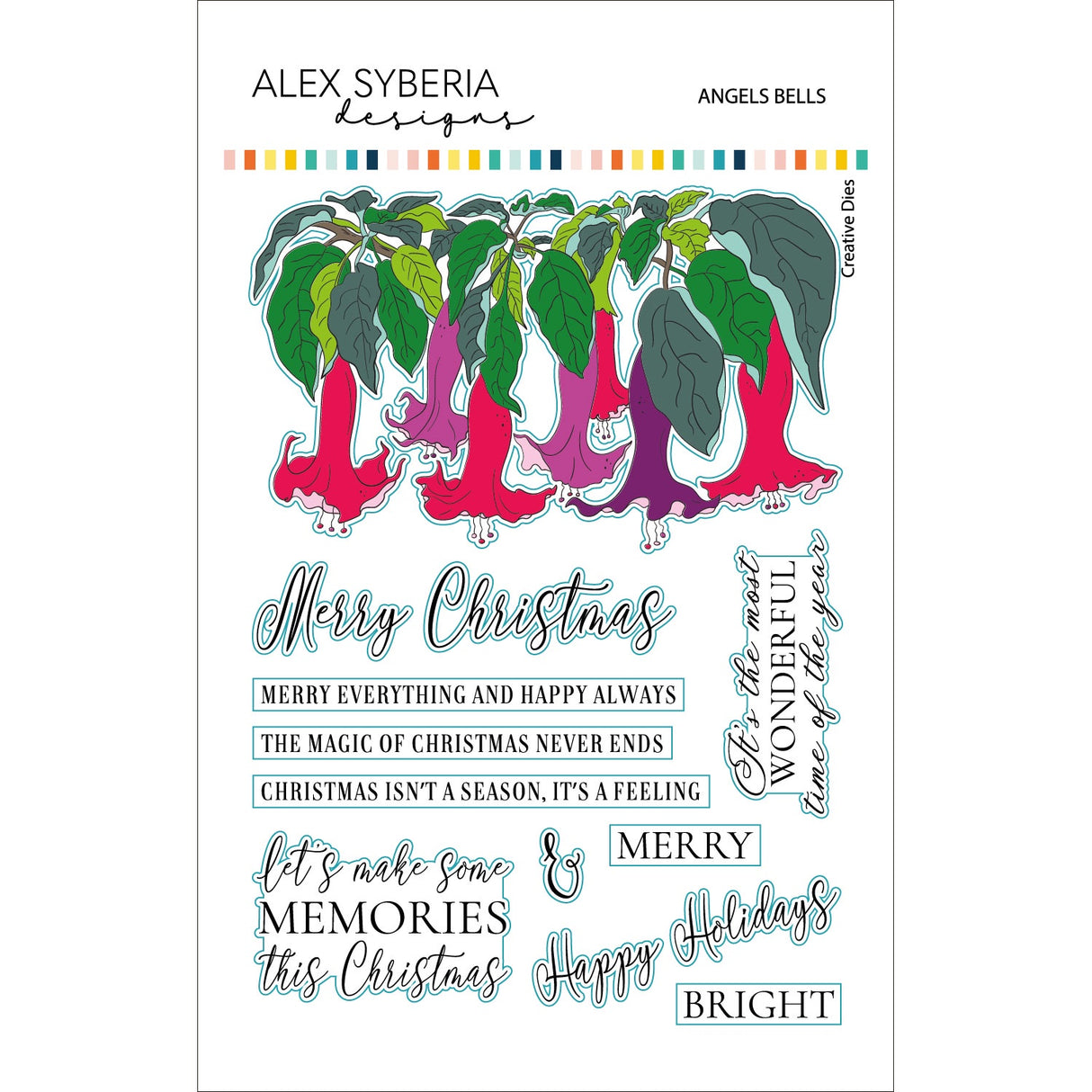 Alex Syberia Designs Angels Bells Die Set