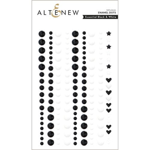 Altenew Essential Black &amp; White Enamel Dots