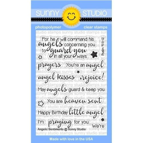 Sunny Studios ANGELIC SENTIMENTS STAMPS