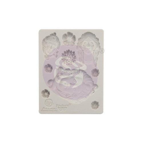 Prima Marketing  Finnabair Decor Moulds 3.5"X4.5" Art Nouveau