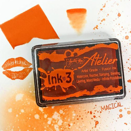 Inkon3 Atelier Marigold Orange ~ Artist Grade Fusion Ink Pad