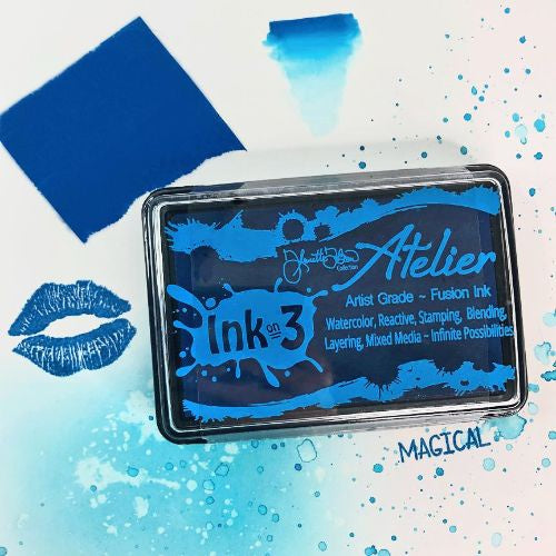 Inkon3 Atelier Peacock Blue ~ Artist Grade Fusion Ink Pad