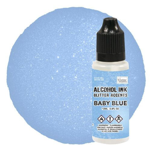 Couture Creation A Ink Glitter Accents Baby Blue - 12mL