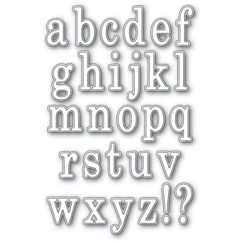 Memory Box Dies 94582 Bennet Alphabet craft die