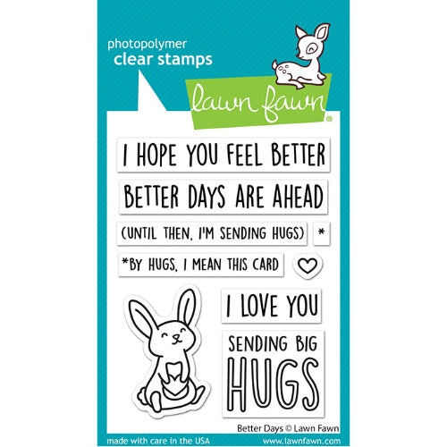 Lawn Fawn Clear Stamps 3"X4" Better Days