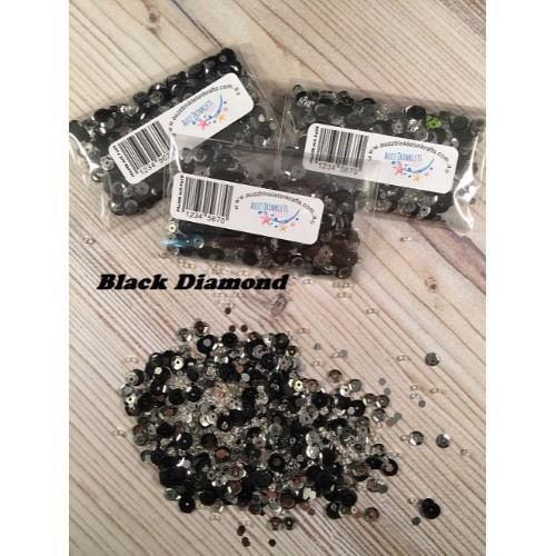 Auzz Trinklets N Krafts Shaker Mix Black Diamond