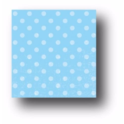 Memory Box Paper- Bluebird Distressed Dots Pattern - 8 1/2 x 11