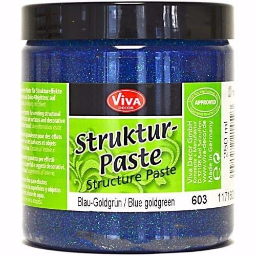 Viva Decor Structure Paste 8.45oz Blue Goldgreen